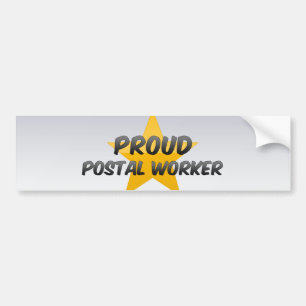 Proud Postal Worker Bumper Sticker