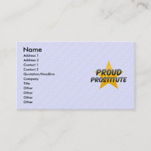 Proud Prostitute Business Card