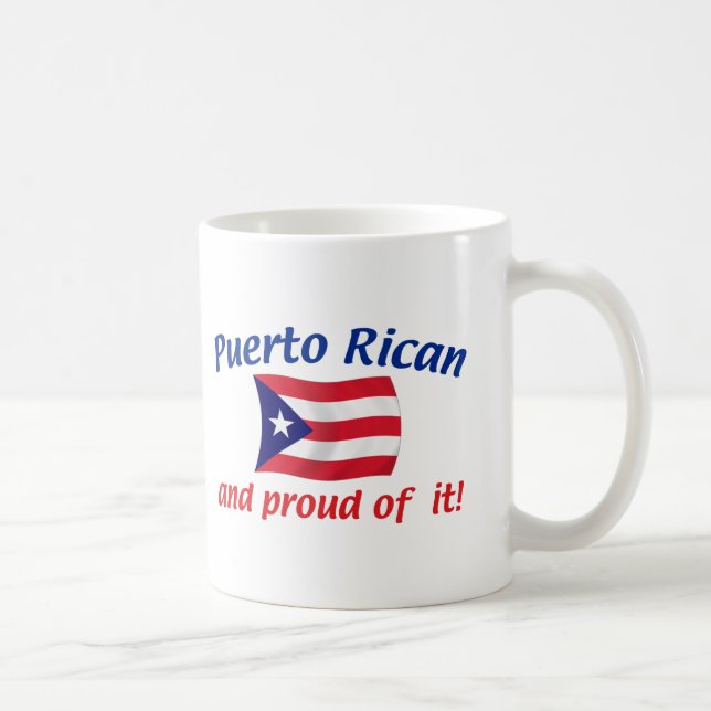 Proud Puerto Rican Coffee Mug (Right)