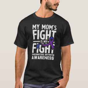 Proud Ra Survivor Cute Ribbon Rheumatoid Arthritis T-Shirt