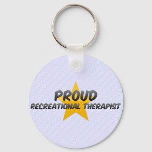 Proud Recreational Therapist Keychain