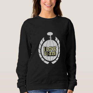 Proud Renewable Energy I love u 235 Nuclear Engine Sweatshirt