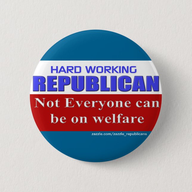 PROUD REPUBLICAN 2 INCH ROUND BUTTON (Front)