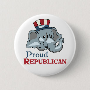 Proud Republican 2 Inch Round Button