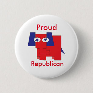 Proud Republican Button