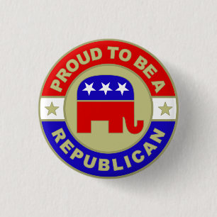 Proud Republican Button