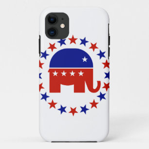 Proud Republican Circle Stars iPhone 11 Case