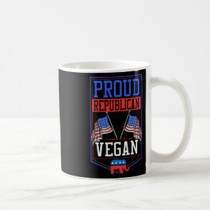 Proud Republican Vegan For Women Men Coffee Mug
