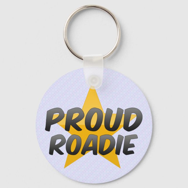 Proud Roadie Keychain (Front)