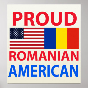 Proud Romanian American Poster