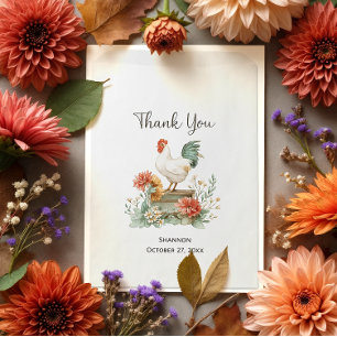 Proud Rooster Flowers Farm Generic   Favour Bag
