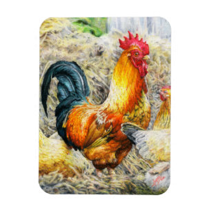 Proud Rooster Magnet