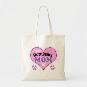 Proud Rottweiler Mom Tote Bag