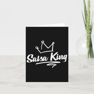 Proud Salsa Dance King Gift For Salsa Lover Men Da Card