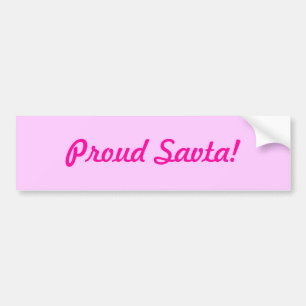 Proud Savta! Bumper Sticker