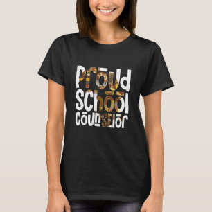 Proud School Counselor African Pride Black History T-Shirt