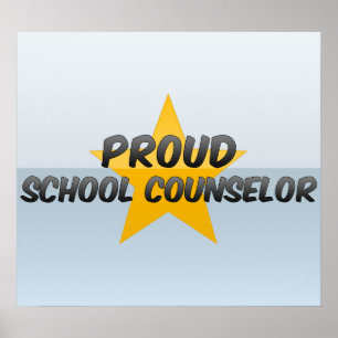 Proud School Counselor Poster