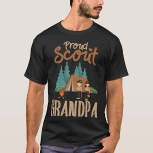 Proud Scout Grandpa Camping Scout Scouting Leader T-Shirt