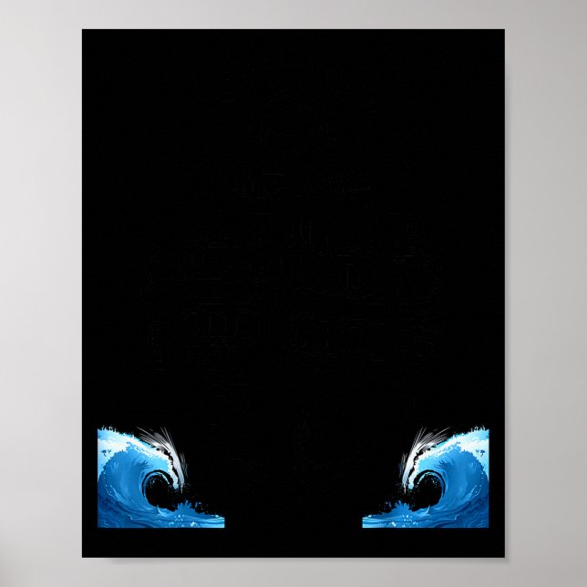 Proud Seaman Captain Husband Papa Daddy Anchor Pri Poster (Front)