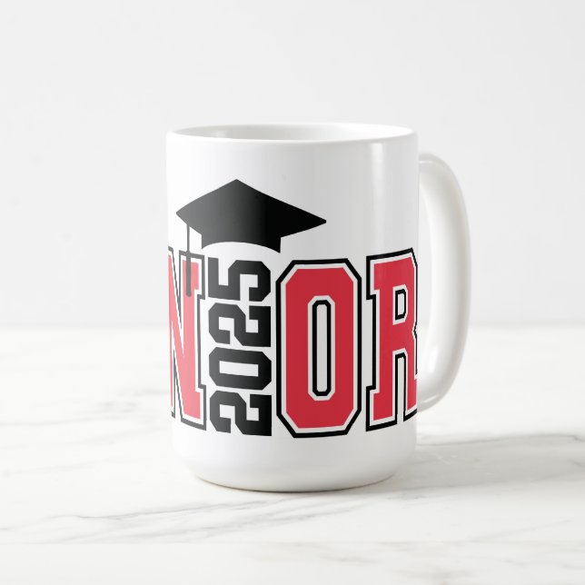 Proud Senior 2025 Coffee Mug (Front Right)