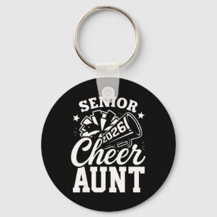 Proud Senior Cheer Aunt 2026 Cheerleader Aunt Cl O Keychain