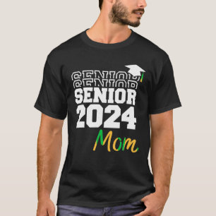 Proud Senior Mom 2024 Funny Graduate Seniors 2024 T-Shirt