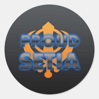 Proud Setia, Setia pride Classic Round Sticker