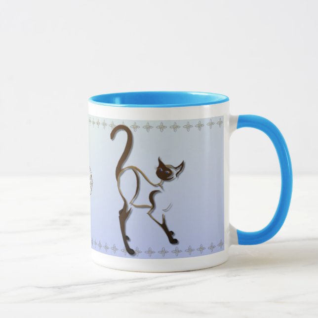 Proud Siamese Cat Mug (Right)