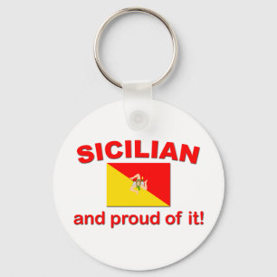 Proud Sicilian Keychain