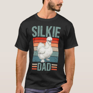 Proud Silkie Chicken Dad Silkie Chicken Lover Long T-Shirt
