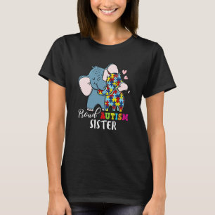 Proud Sister Autism Awareness Family Matching T-Shirt