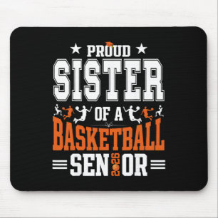 Proud Sister Of A 2026 Senior Sketll Graduation Mouse Pad
