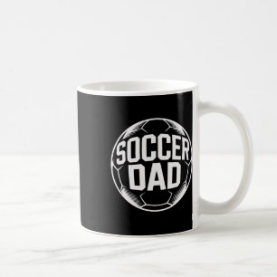 Proud Soccer Dad Supporting Kids Matches Training Coffee Mug