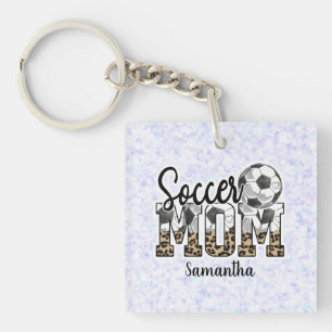 Proud Soccer Mom – Sideline Champion Keychain