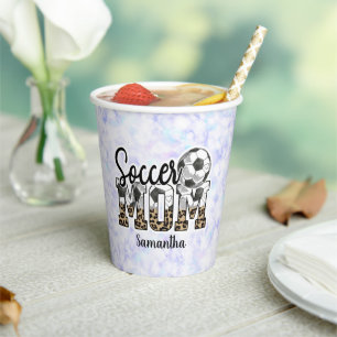 Proud Soccer Mom – Sideline Champion Paper Cups