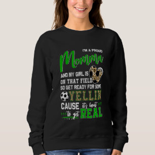 Proud Soccer Momma Soccer Family Matching Sweatshirt