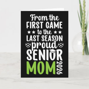 Proud Soccer Senior Mom 2026 Soccer Senior Mama 20 Card