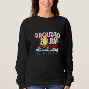Proud Software Developer Citizen Profession Career Sweatshirt