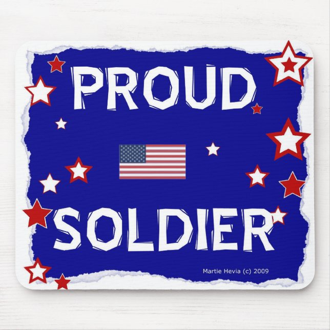 Proud Soldier - Mousepad (Front)