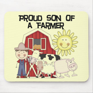 Proud Son of a Farmer Tshirts and Gifts Mouse Pad