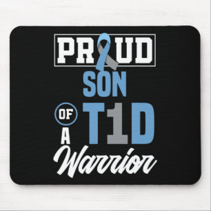 Proud Son Of A T1d Warrior Diabetes Awareness Mouse Pad