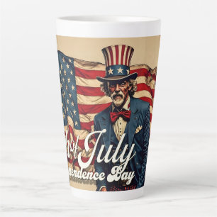 Proud Soul of the 4th of July Latte Mug