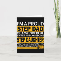 Proud Step Dad Father Day Gift For Stepdad From St