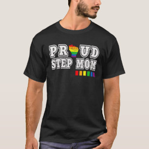 Proud Step Mom Gay Pride Month LGBTQ T-Shirt