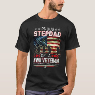 Proud Stepdad Of A Wwii Veteran T Shirts World War