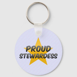 Proud Stewardess Keychain