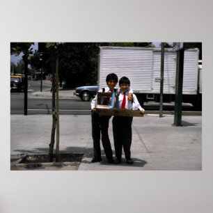 Proud students, Santiago, Chile Poster