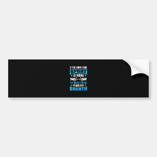 Proud Swimming Lover Quote Gifts Swimmer Saying Bumper Sticker