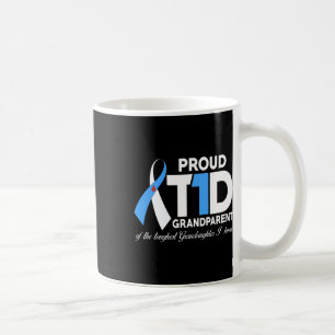 Proud T1d Grandparent Of Granddaughter Diabetes Aw Coffee Mug