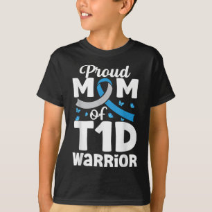 Proud T1d Mom Her Fight Is My Fight Type1 Diabetes T-Shirt